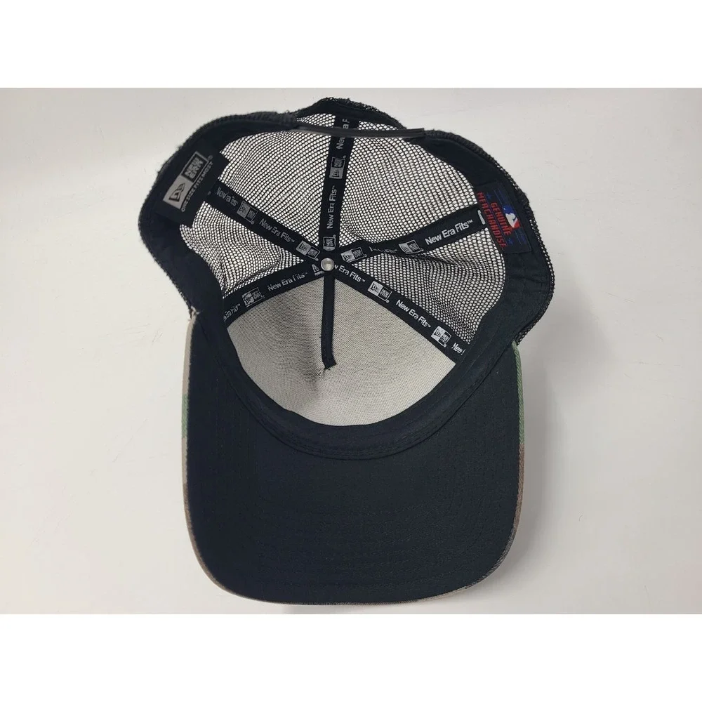 Chicago White Sox Hat Cap Camo New Era Mesh Trucker Snapback Men MLB Green Black